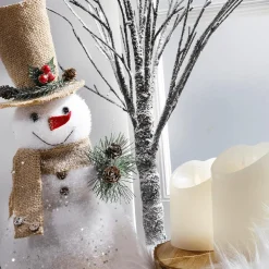 Árbol Decorativo Nevado Altura 70 Cm