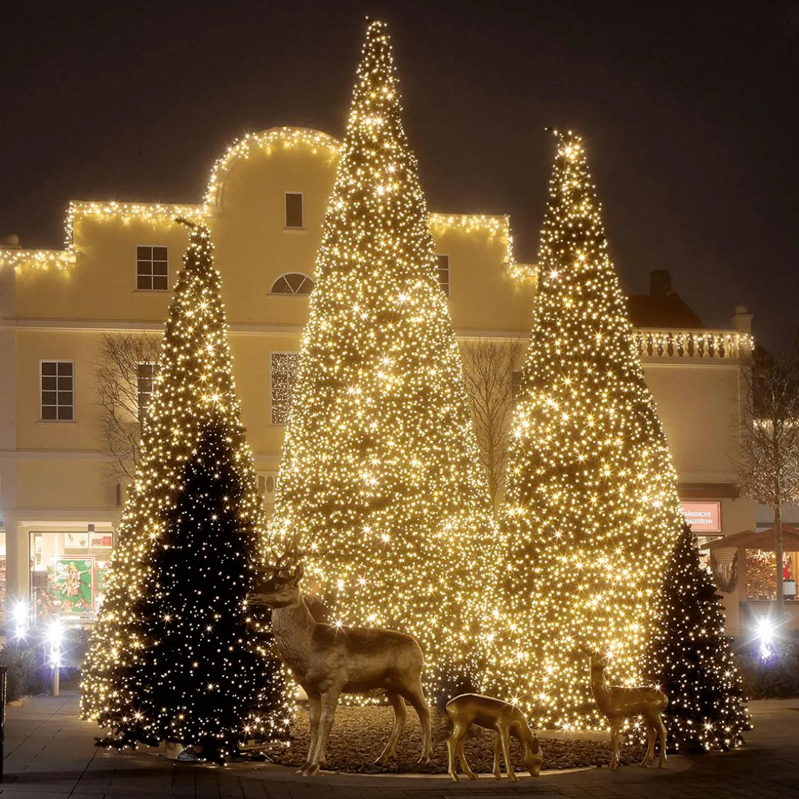 Árbol Gigante Con LED Cálidos, Exterior, 1070 Cm