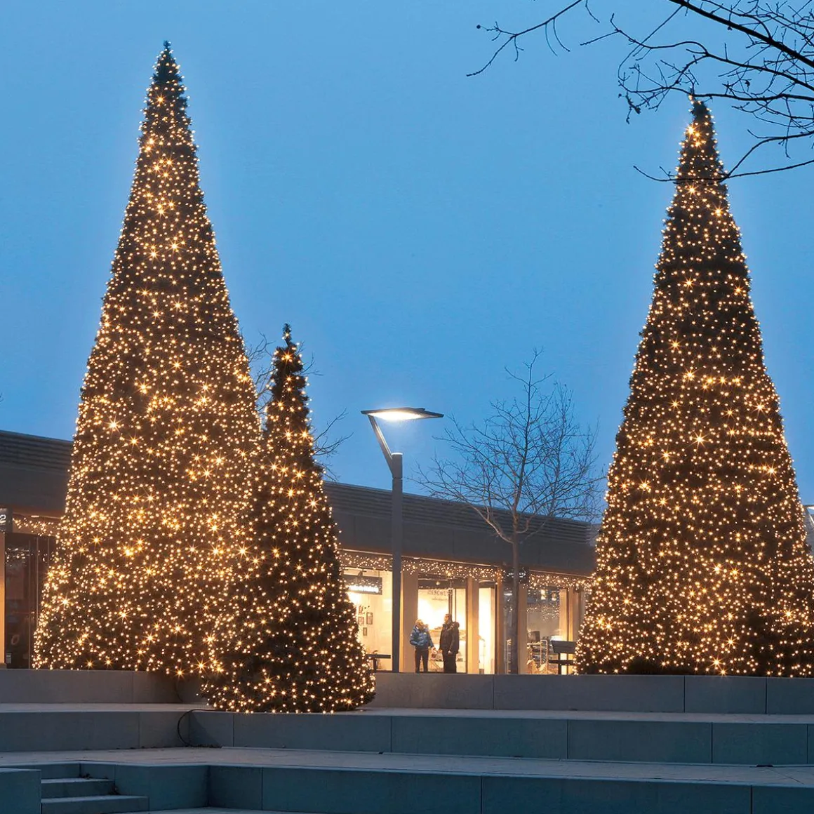 Árbol Gigante Con LED Cálidos, Exterior, 1140 Cm