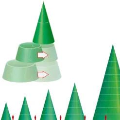 Árbol Gigante Sin Iluminación, Altura: 860 Cm