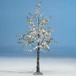 Árbol LED Blanco Cálido Marrón 150 Cm