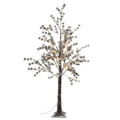 Árbol LED Blanco Cálido Marrón 150 Cm