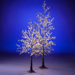 Árbol LED Blanco Cálido Marrón 150 Cm