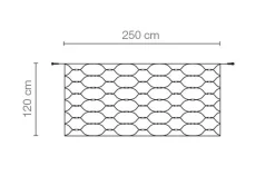 Red De Luces LED Para Uso Profesional Sistema IP67, 200 LED, 250 X 120 Cm, Sin Cable