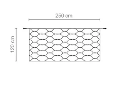 Red De Luz LED Profesional IP20, 250 Cm Sin Cable De Alimentación, Transparente