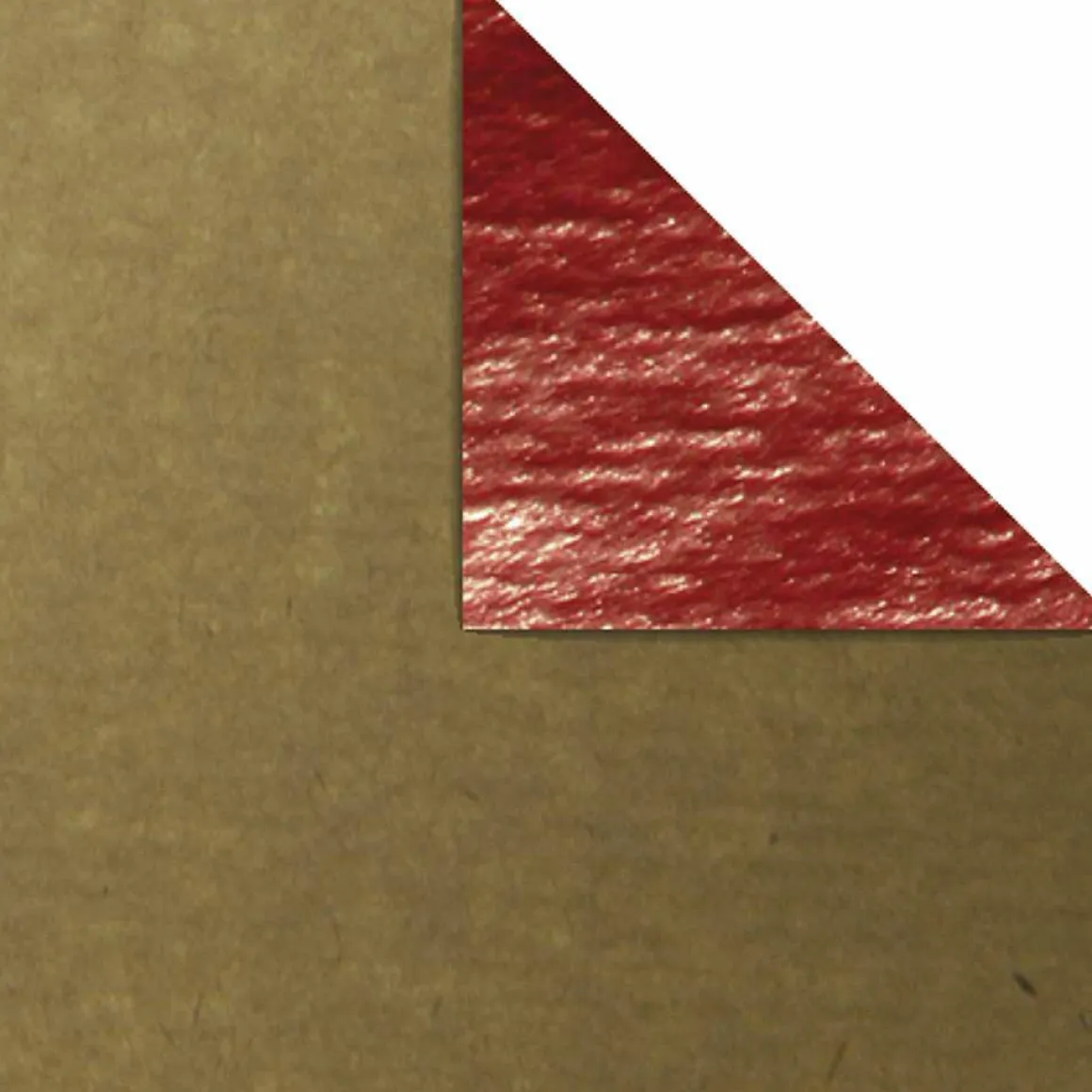 Rollo De Papel De Regalo 70 Cm, 50 M, Rojo Metálico
