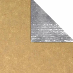 Rollo De Papel De Regalo 70 Cm, 50 M, Plata Metálico