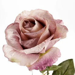 Rosa Artificial, 68 Cm, Color Malva