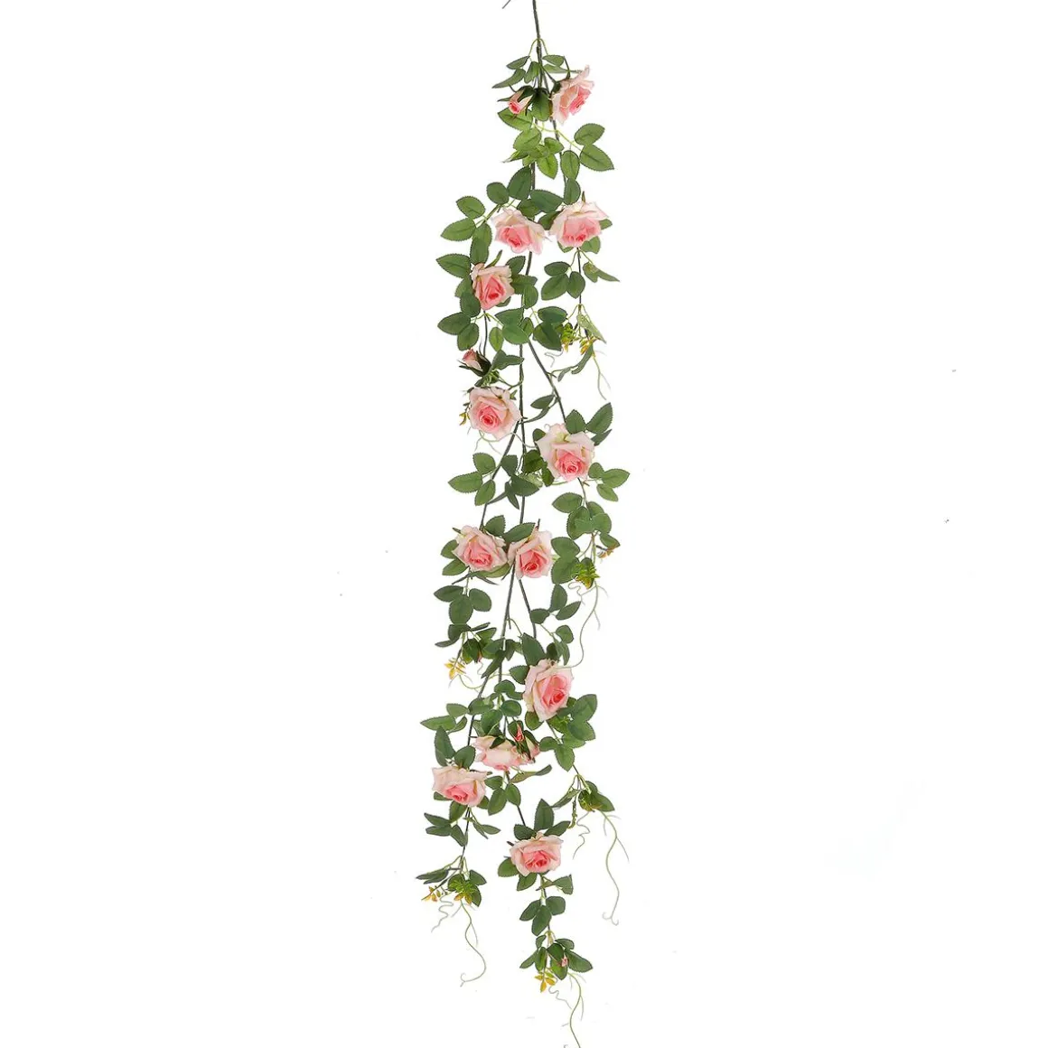 Rosal Artificial Rosa, 125 Cm Con Azada