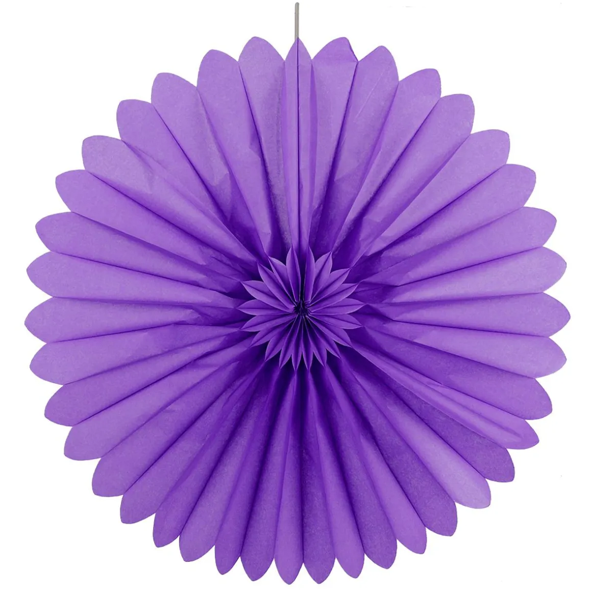Rosetón De Papel Ignífugo Violeta 60 Cm Ø