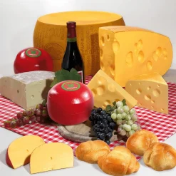 Rueda De Queso Gouda Rojo Maniquí Para Comida