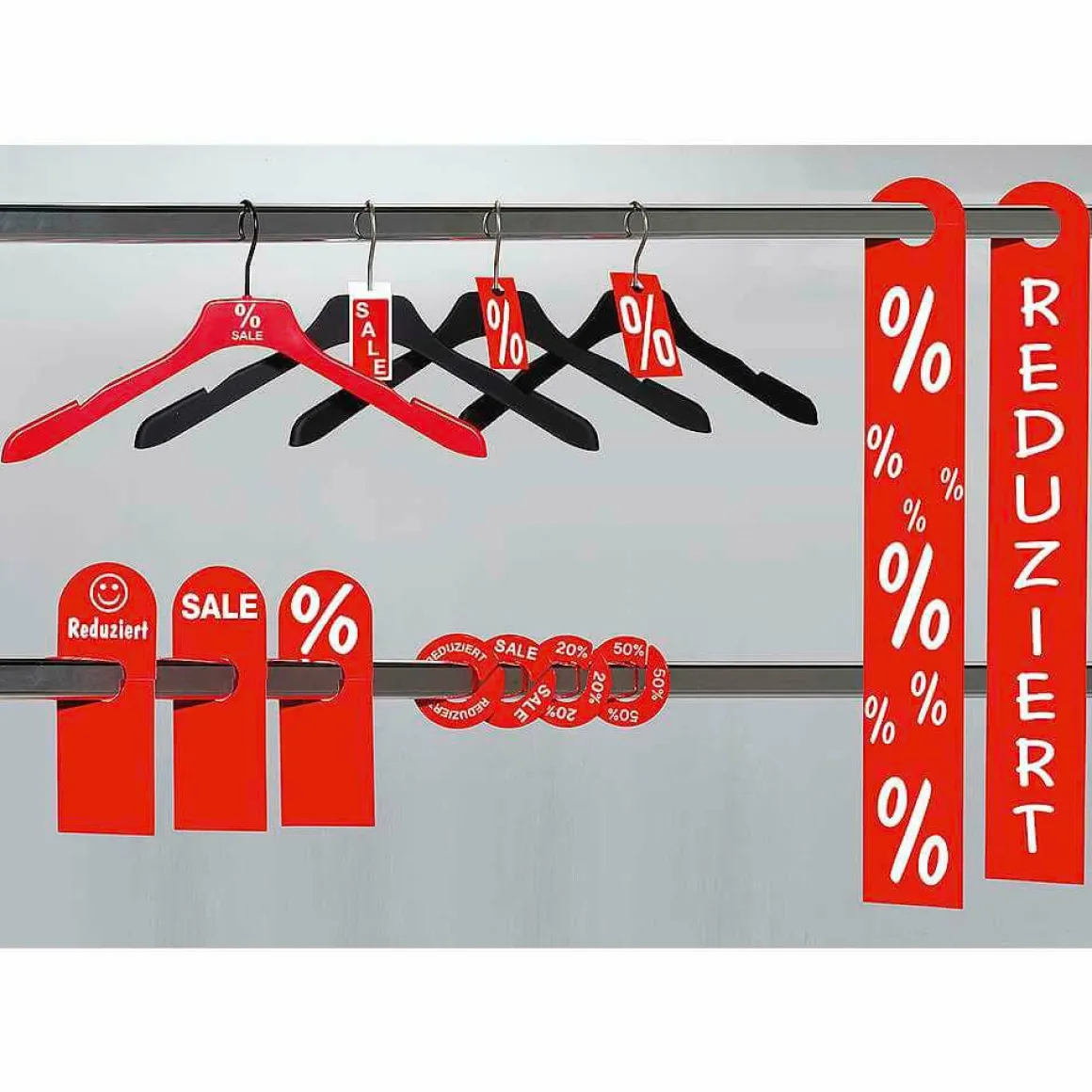 Separador De Tallas Redondo Rojo "20%"