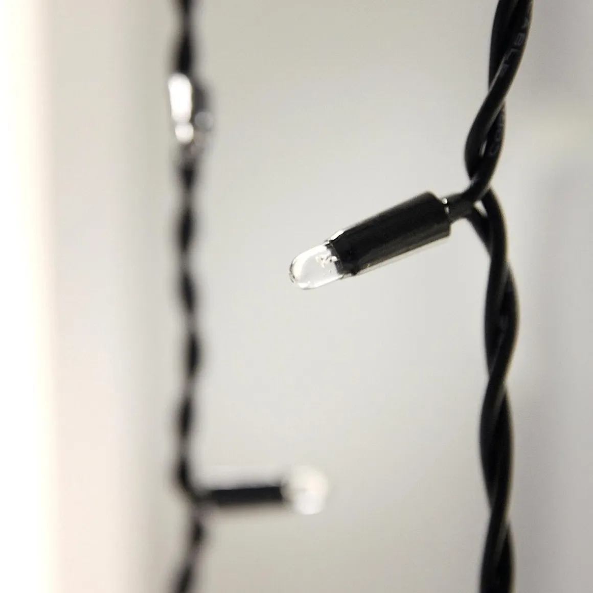 Sistema De Cortina De Luz LED Profesional IP67 150 Cm Negro