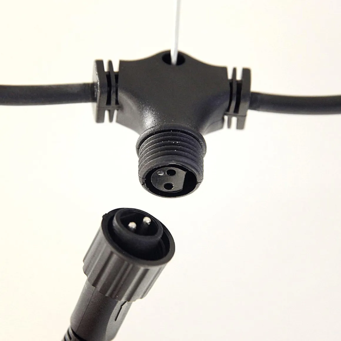 Sistema De Cortina De Luz LED Profesional IP67, 700 Cm Sin Cable De Alimentación, Negro
