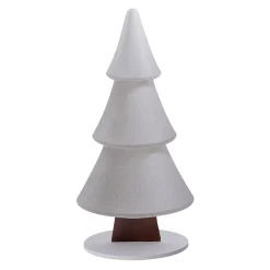 Soporte De Abeto De Nieve Con Purpurina 49 X 99 Cm Plata