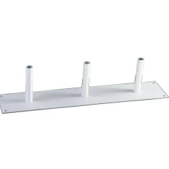 Soporte Metálico 3 Recipientes, 15 Cm De Altura, Blanco
