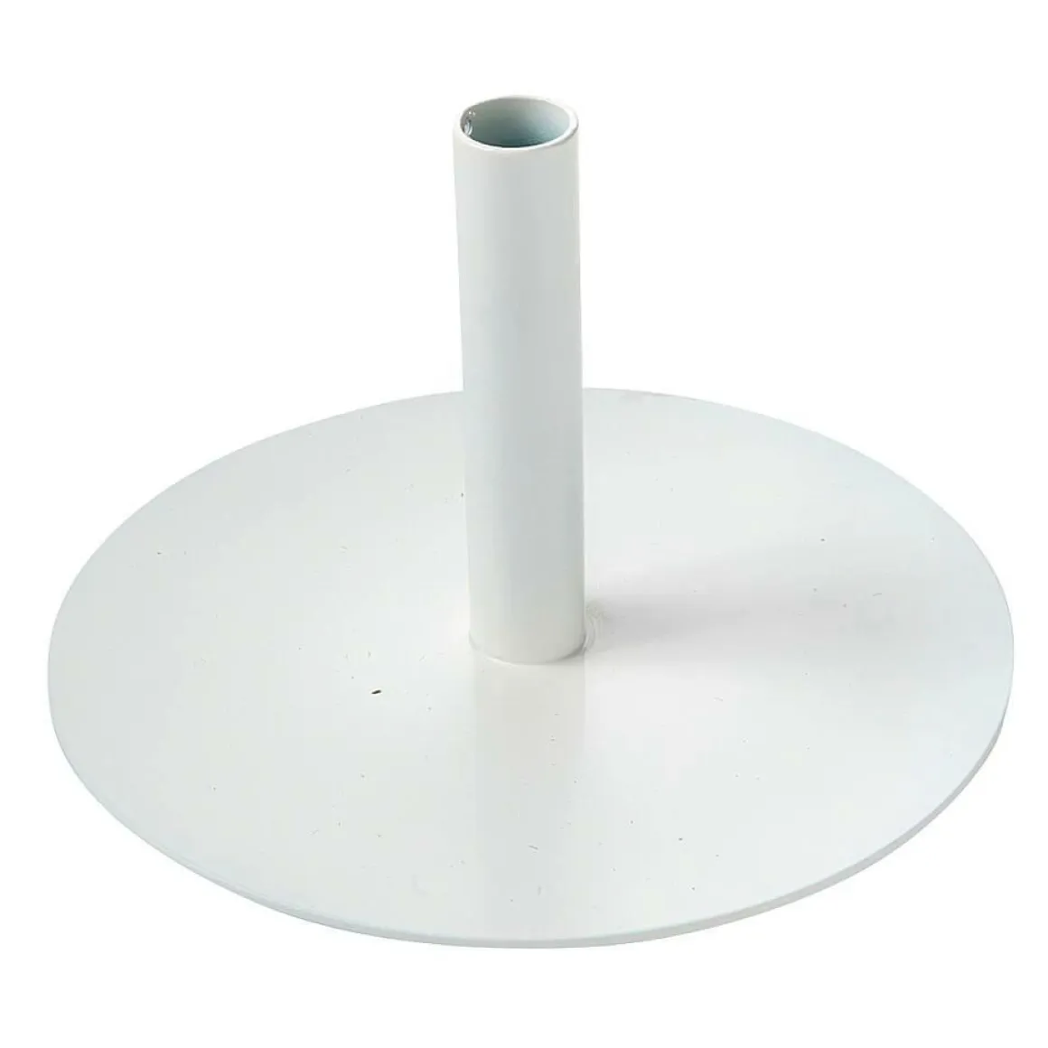 Soporte Metálico 1 Recipiente, 15 Cm De Altura, Blanco