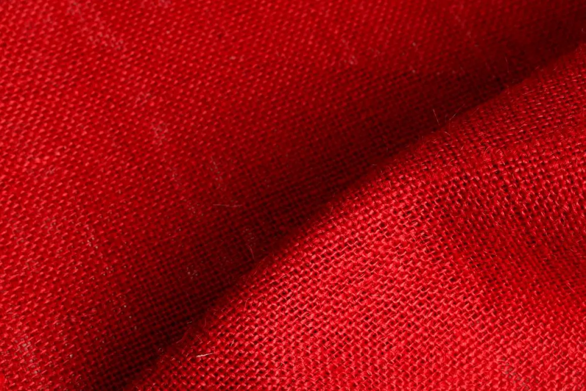 Tela De Arpillera Roja, Anchura: 160 Cm