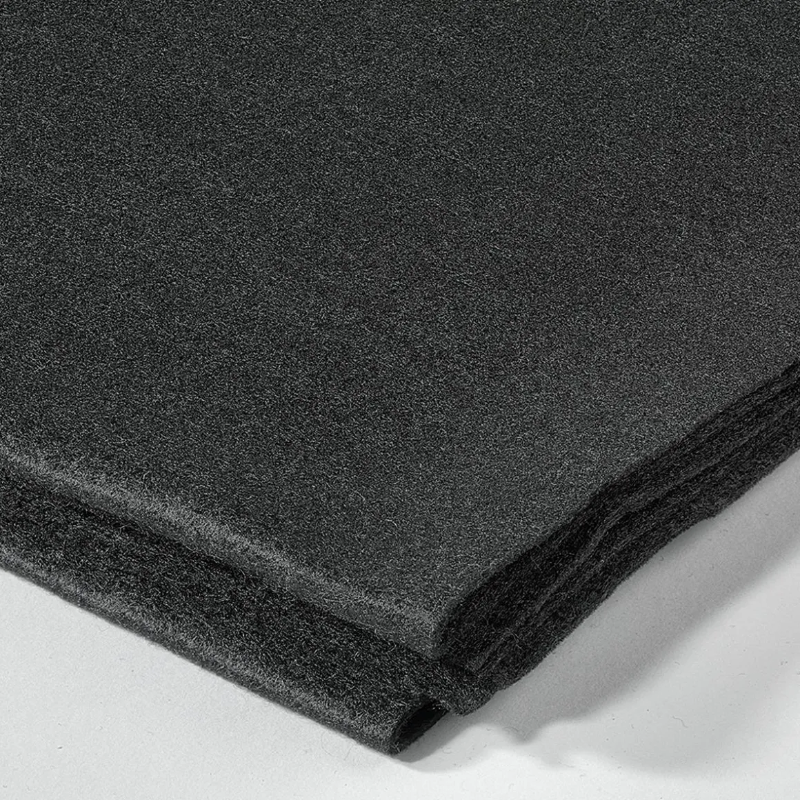 Tela De Fieltro, Negro, 1,5 Mm, 180 Cm