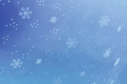 Tela De Organza Copos De Nieve Blanco Anchura 150 Cm