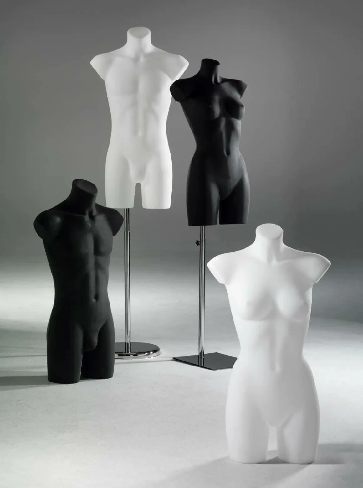 Torso De Plástico Lady 81 Cm, Blanco