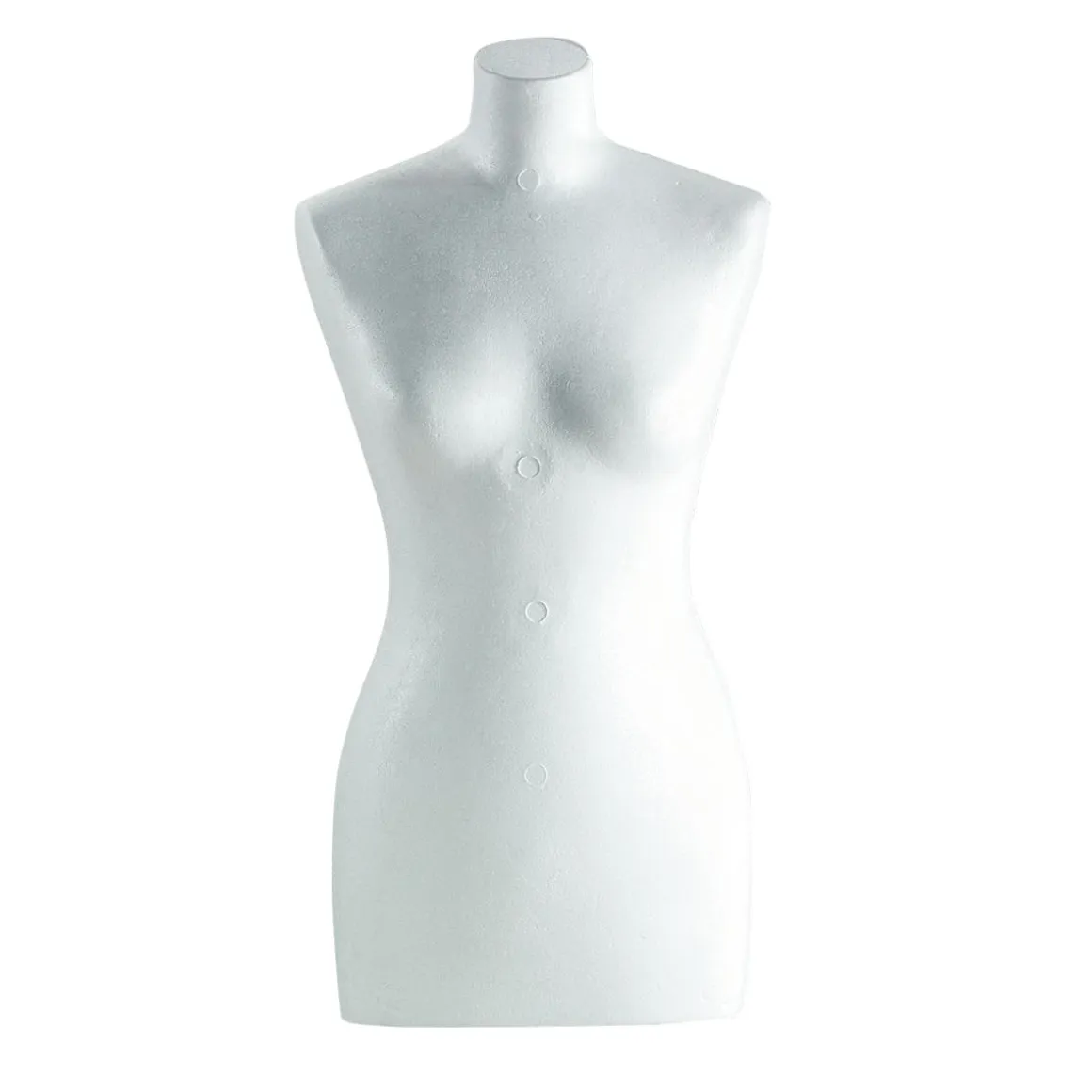 Torso Femenino De Corcho Blanco, 72 Cm