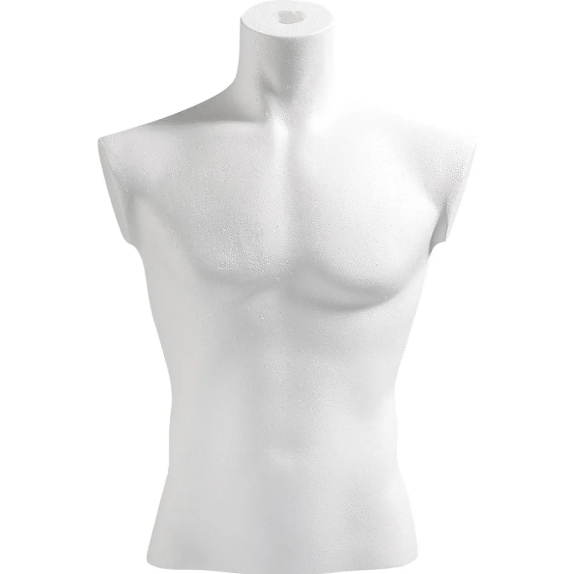 Torso Masculino De Corcho Blanco 65 Cm