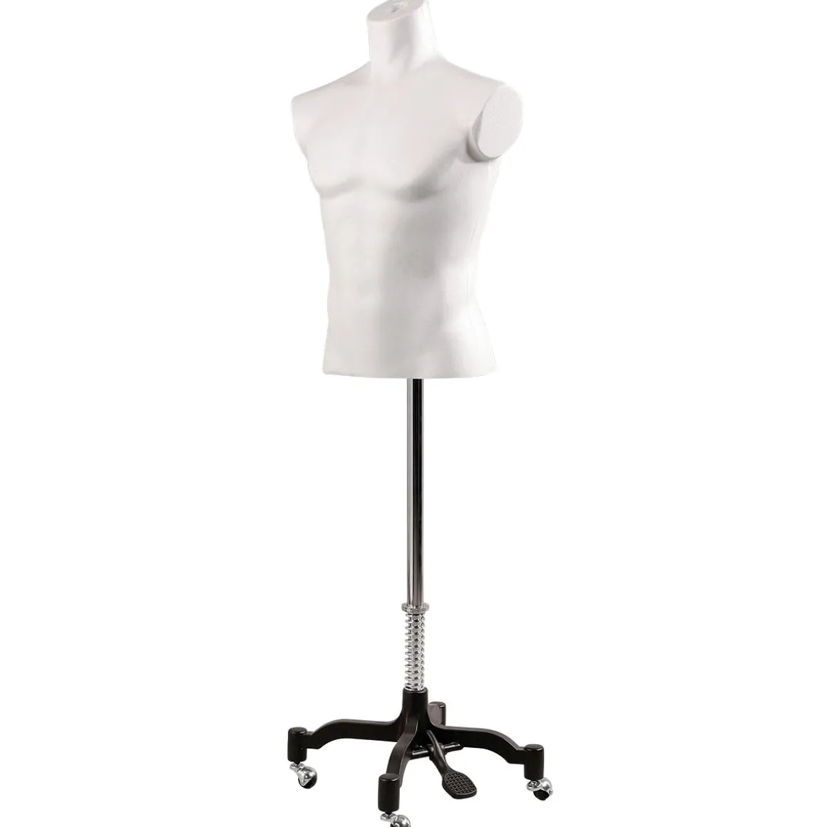 Torso Masculino De Corcho Blanco 65 Cm