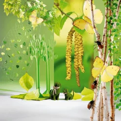Troncos De Abedul Decorativos, 220 Cm