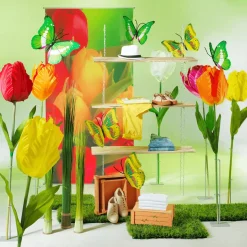 Tulipán Enorme Artificial, 135 Cm, Rojo