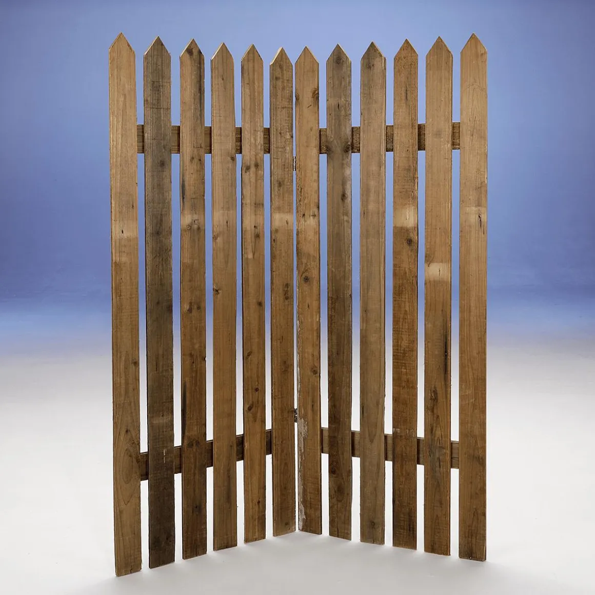 Valla De Piquetes De Madera 120x150 Cm