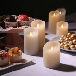 Vela De Cera LED 7,5 X 10 Cm