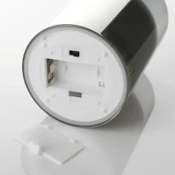 Vela De Cera LED En Vidrio Gris Humo 10 X 15 Cm