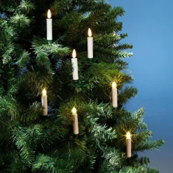 Velas Decorativas LED Crema/blanco Cálido 10 Cm