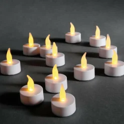 Velas Para Té Con Baterías LED, Conjunto De 12 Piezas