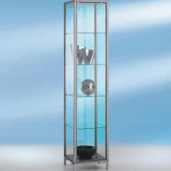 Vitrina Con Iluminación, 186 X 40 X 40 Cm