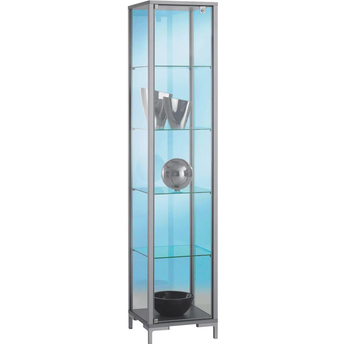 Vitrina Con Iluminación, 186 X 40 X 40 Cm