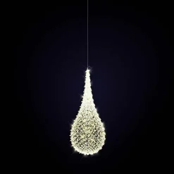 XXL Decoración Luz Objeto Gota De Oro 200 Cm
