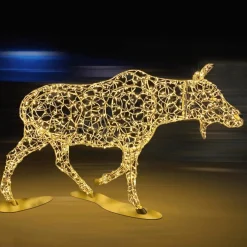 XXL LED Cálido Alce Vaca Para Exterior 305 Cm