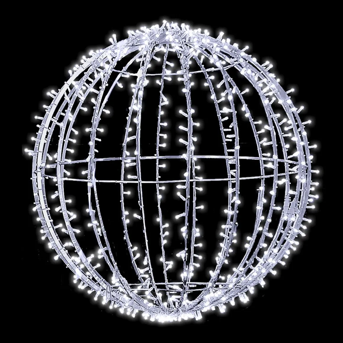 XXL LED Esfera Fría Objeto Luminoso Para Exterior 120 Cm Ø