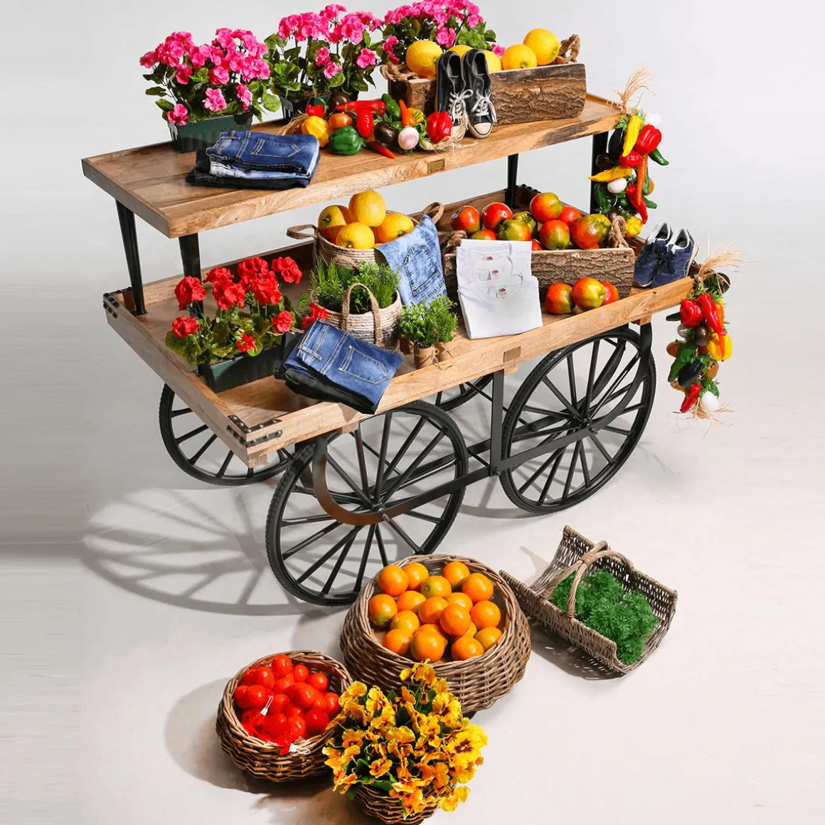 Zarcillo De Vegetales Artificiales 50 Cm